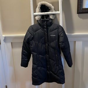 Columbia Women’s Black Puffer Jacket with Fur Hood